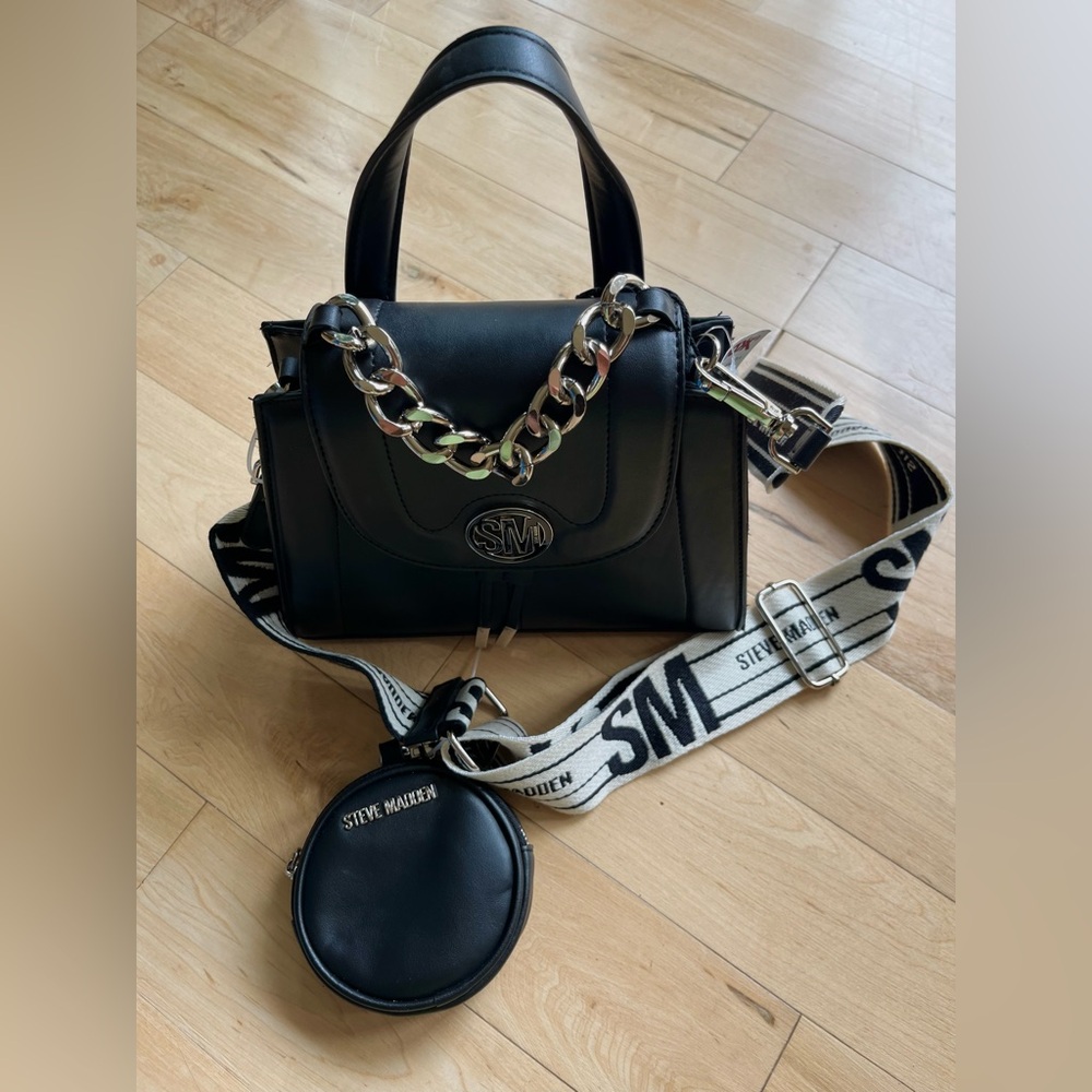 Steve Madden Bremmy Black Crossbody